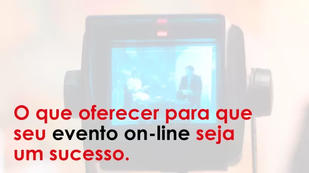 Transmissão de qualidade Essa é uma etapa essencial para o sucesso de qualquer evento on-line! ⠀