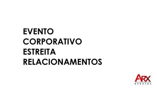 Arx Eventos 23 anos